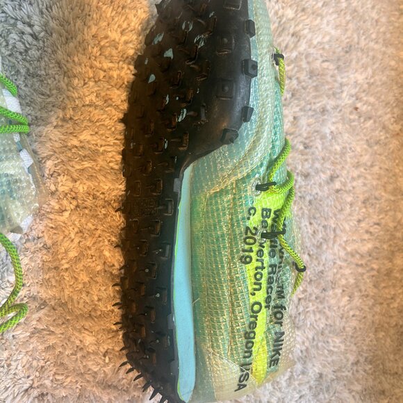 Size 8.5 - Off-White x Nike Waffle Racer Vivid Sky - Picture 2 of 6